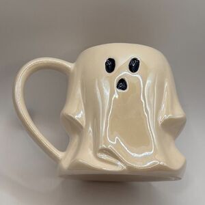 Iridescent Cute Ghost Halloween Coffee Cup Mug 14.8 oz - Way to Celebrate! 2023